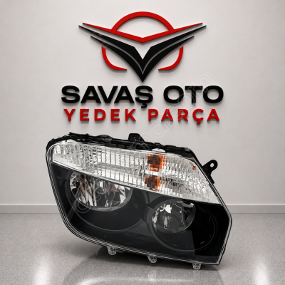 DACIA DUSTER ÖN FAR SİYAH KABL. SOL 2009 VE ÜZERİ / TAİWAN