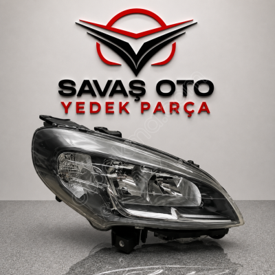 FIAT DOBLO ÖN FAR SİYAH EL.MOT.SAĞ  2015 VE ÜZERİ / TAİWAN