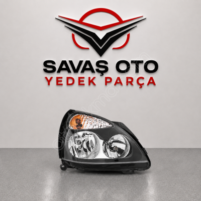 RENAULT CLIİO SİYAH FAR SOL 2001 VE ÜZERİ / KAMPANYA