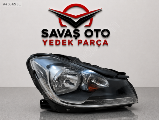 Mercedes W204 Ön Far El.mot Koyu Gri Sağ 2010 Ve Üzeri/taiwan