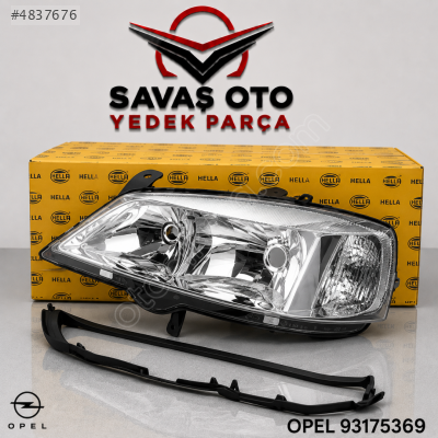 Opel Astra Ön Far El.krom Sol 1998 Ve Üzeri / Taiwan