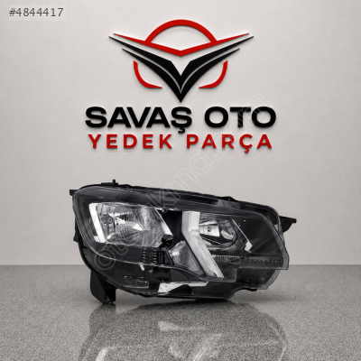 Peugeot Partner Ön Far Motorlu Sağ 2018 Ve Üzeri / Taiwan