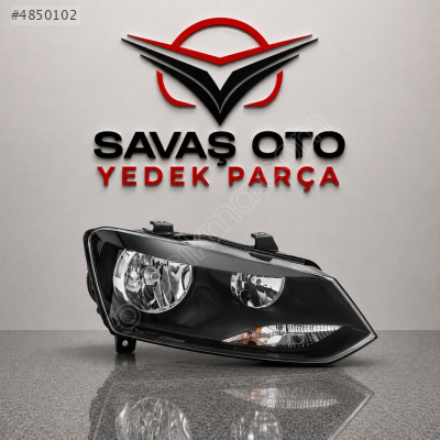 POLO ÖN FAR EL.MOTOR.SİYAH SAĞ  2009 VE ÜZERİ / TAİWAN