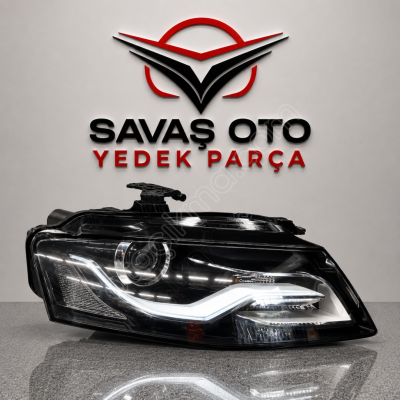A4 ÖN FAR EL.MOTOR.LED.XEN.TİP  SOL 2008 2009 2010 2011 TAİWAN